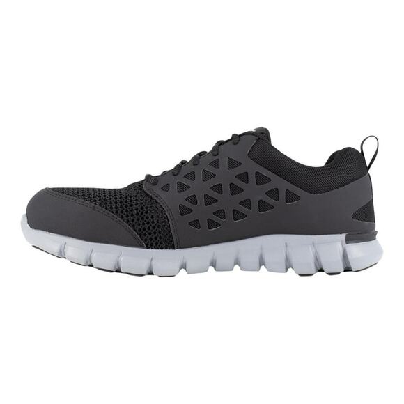 Reebok Women's Black Astroride Work Safety Steel Toe Slip Resistant Shoe | NEW - Picture 3 of 10